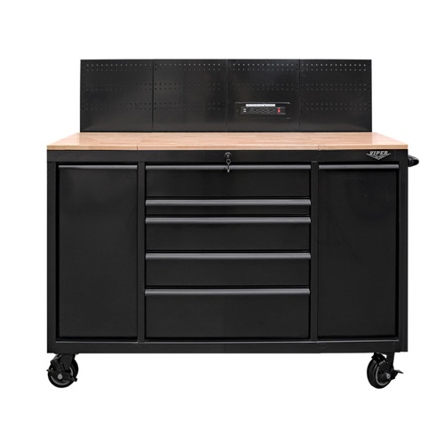 Viper Tool Storage Black 60-Inch 7-Drawer Workstation (V6007WSBLR) by JB Tools