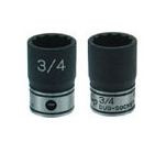 Grey Pneumatic 1/4" Drive 5 Mm 12-Point Metric Deep Socket (89105MD)