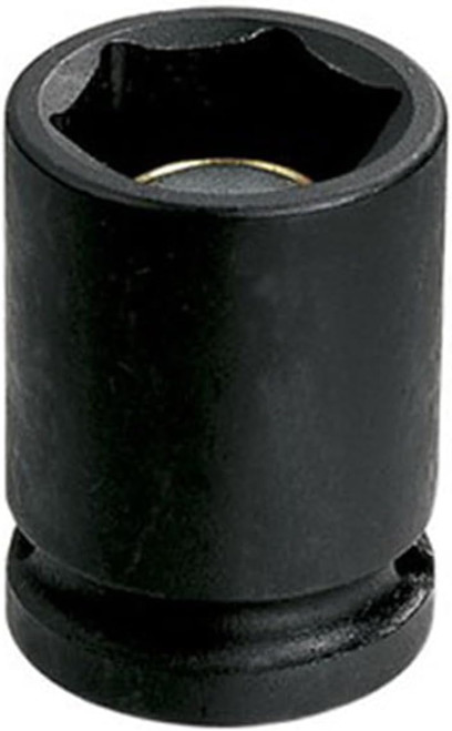 Grey Pneumatic 15/16" X 6 Point Short 1/2" Drive Magnetic Impact Socket (2030RG)
