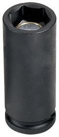 Grey Pneumatic 19Mm X 6 Point Deep 3/8" Drive Magnetic Impact Socket (1019MDG)