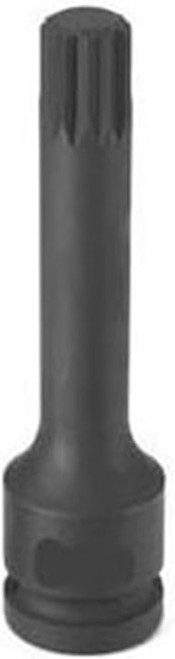 Grey Pneumatic M6 Triple Square Tamper-Proof Impact Plug Socket 1/2" Drive (21064ST)