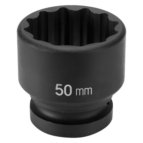 Grey Pneumatic 1" Drive 55 Mm 12-Point Standard Impact Socket (4155M)