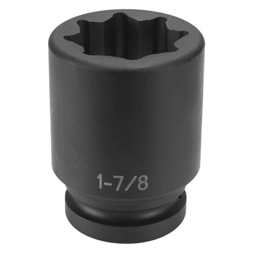 Grey Pneumatic 1" Drive 1" 8-Point Deep Impact Socket (4532SD)