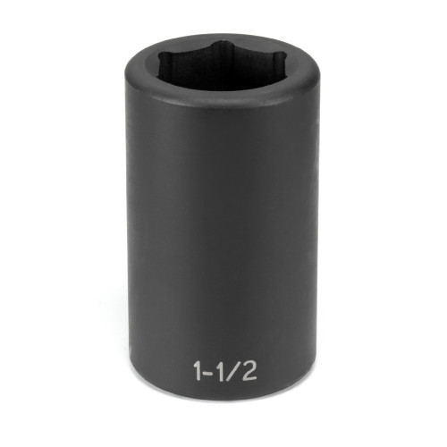 Grey Pneumatic 1-7/16" X 6 Point Deep #5 Spline Impact Socket (5046D)