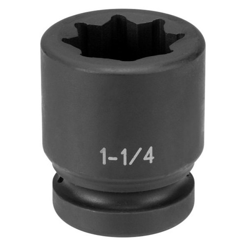 Grey Pneumatic 1" Drive 1-3/4" 8-Point Standard Impact Socket (4556S)