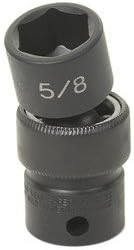 Grey Pneumatic 7/8" X 6 Point Short 1" Drive Universal Impact Socket (4028U)
