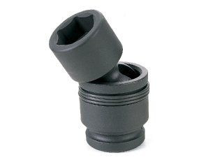 Grey Pneumatic 38Mm X 6 Point Short 1" Drive Universal Impact Socket (4038UM)