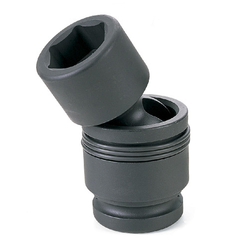 Grey Pneumatic 44Mm X 6 Point Short 1" Drive Universal Impact Socket (4044UM)