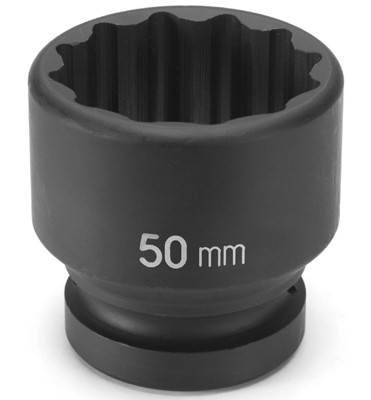 Grey Pneumatic 35Mm X 12 Point Short 1-1/2" Drive Impact Socket (6235M)