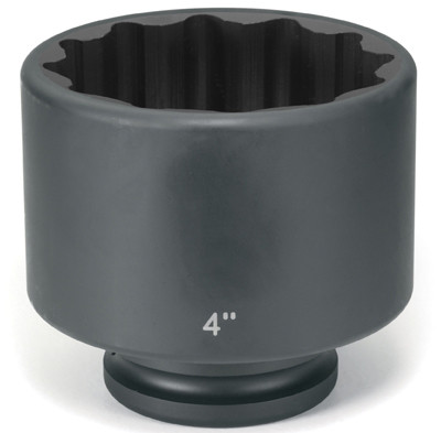 Grey Pneumatic 1-9/16" X 12 Point Short 1-1/2" Drive Impact Socket (6250R)