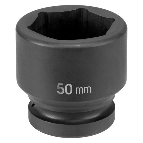 Grey Pneumatic 1-1/2" Drive 62 Mm 6-Point Standard Impact Socket (6062M)