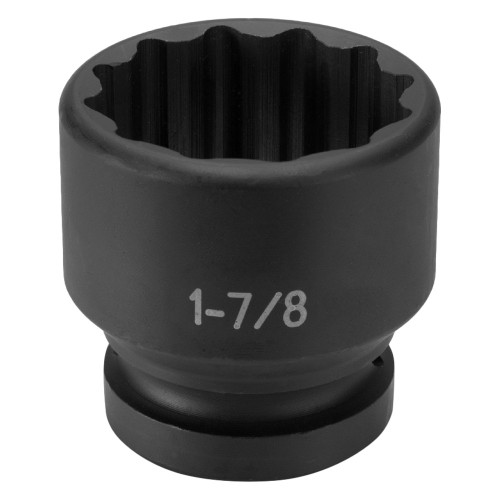 Grey Pneumatic 1" Drive 3-1/8" 12-Point Standard Impact Socket (4300R)