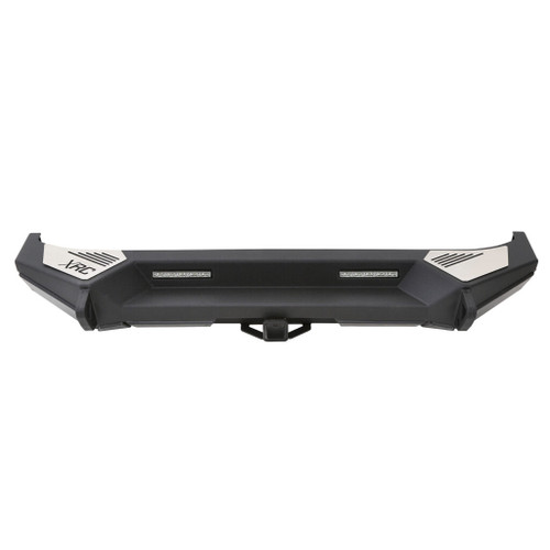 Black bumper guard for Smittybilt 0718 Wrangler JK, designed for 2/4 door models, enhancing vehicle protection and style.