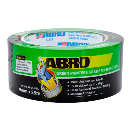ABRO Masking Tape Green 48mm x 55M (MT-GN-48-55-USA)