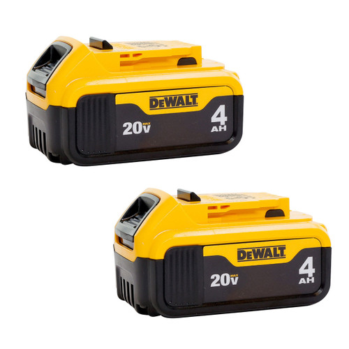 Dewalt DCB204 20-Volt Max Premium Lithium-Ion 4.0Ah Battery (2) Pack