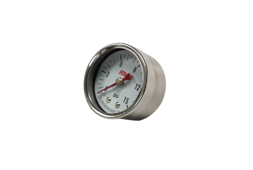 FiTech 0-15 PSI Fuel Pressure Gauge (80116) by JB Tools