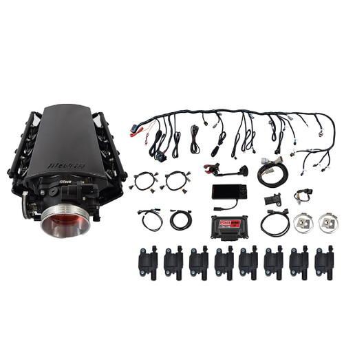 FiTech LS1/LS2/LS6 500HP EFI Kit w/Trans Control & Coil Pack (78002) by JB Tools