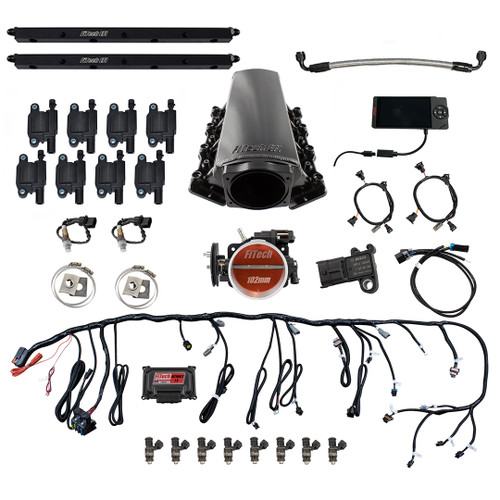 FiTech LS1/LS2/LS6 750HP EFI Kit w/Coil Pack Set (78003) by JB Tools