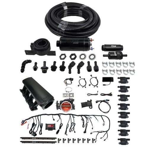 FiTech LS1/LS2/LS6 EFI 500HP Kit w/Fuel Pump & Coil Pack Set (78106) by JB Tools