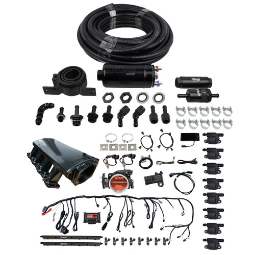 FiTech LS EFI 500HP w/70012 Kit Inline Fuel Pump & Coil Pack (78112) by JB Tools