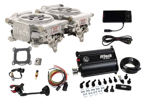 FiTech Go EFI 2x4 625HP Aluminum Master Kit w/Force Fuel (35261) by JB Tools