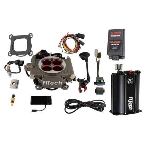 FiTech Go Street EFI System Master Kit w/ Force Fuel & CDI Box (93503) by JB Tools