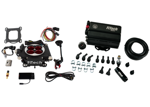 FiTech EFI 4 600 HP Power Adder Matte Black w/ Force Fuel (35504) by JB Tools