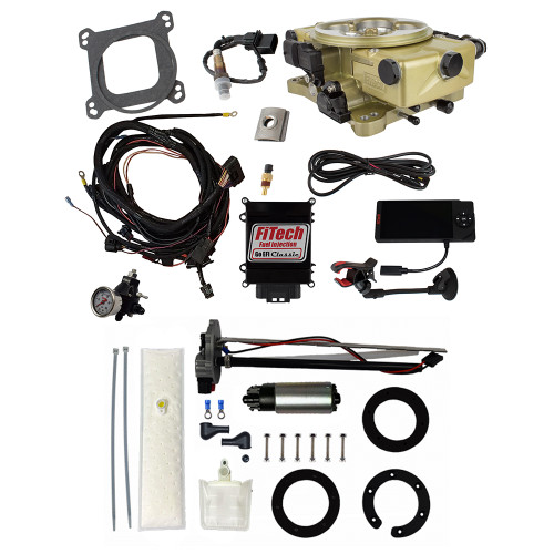 FiTech Classic Gold 650HP EFI w/In-Tank & Regulator (36120) by JB Tools