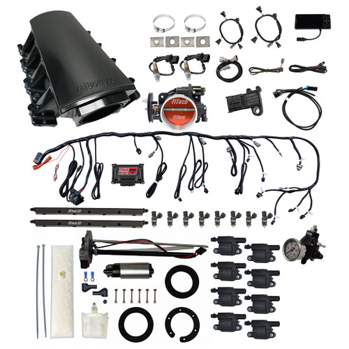 FiTech LS 500HP EFI LS7 Intake Kit w/ Trans Control & LS3 Coil (78416) by JB Tools