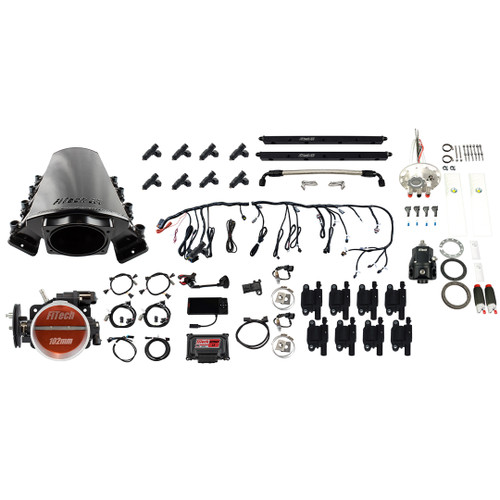 FiTech LS 1000 HP EFI LS7 Dual Pump Master Kit w/ Coil & LED (79936) by JB Tools