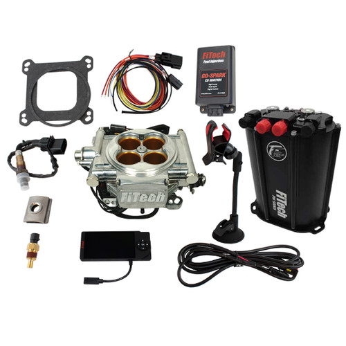 FiTech EFI 8 1200HP Bright Aluminum Dual Pump Force Fuel & CDI (93543) by JB Tools