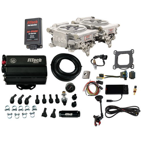 FiTech EFI 2x4 625 HP Force Fuel & Fuel Injection Master Kit (93721) by JB Tools
