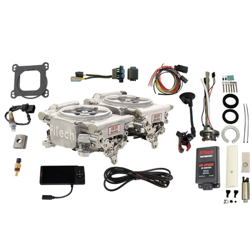 FiTech EFI 2×4 625 HP Bright Aluminum w/ 340 LPH Pump & CDI (96261) by JB Tools