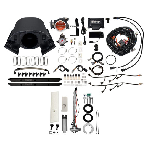 FiTech Rebel LS 500HP EFI Short Cath. T.Control & 340 LPH Kit (76689) by JB Tools
