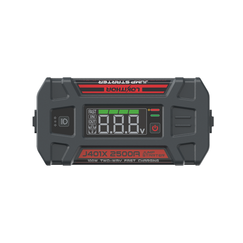 Lokithor Jump Starter with -40℉ Start Tech 2500Amp (J401X) – 2500A jump starter with -40℉ cold start technology.