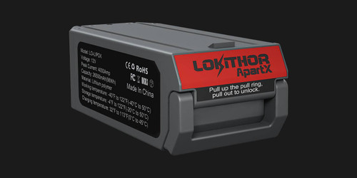 Lokithor 12V 4000 Amp Jump Starter Battery for ApartX (LO-LIPOX) – 4000A jump starter battery for ApartX series.