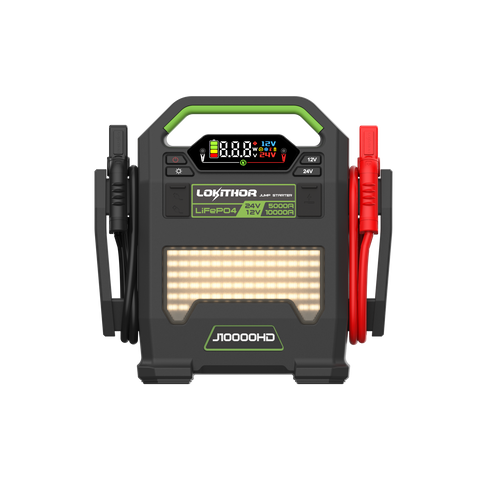 Lokithor LiFePO4 12V 10000A Jump Starter (J10000HD) – 10000A LiFePO₄ jump starter for maximum performance.