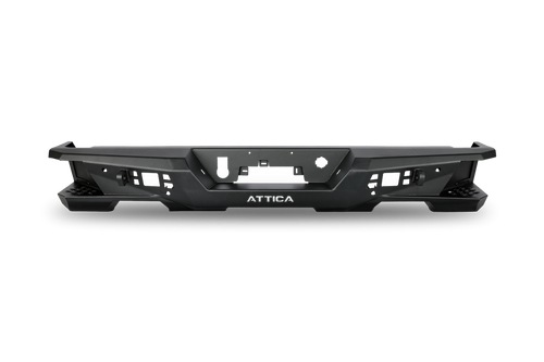 Black Attica 4x4 ATTSL01B103-BX Terra Series rear bumper for 2019-2023 Chevy Silverado 1500.