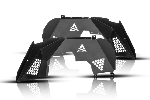 Black Attica 4x4 ATTJL01G106-BX Terra Series Inner Fenders for 2018-2024 Jeep Wrangler JL.