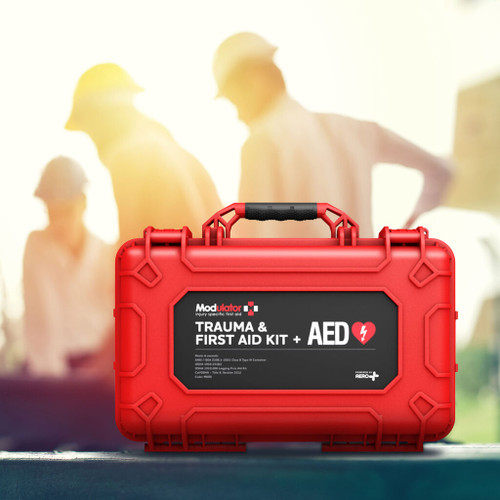 Modulator Trauma Kit w/ Heartsine 360P XL Rugged Hard Case (M600-2) Actual Usage