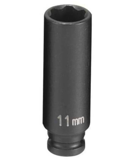 Grey Pneumatic 1/4" Surface Drive x 11mm Deep Socket (911MDS)