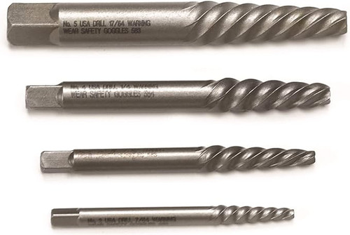 Gearwrench 4 Pc. Spiral Screw Extractor Set (2419D)
