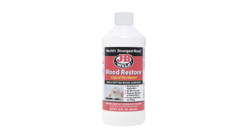 JB Weld Wood Restore Liquid Hardener - 16 Oz., Original Version (40001)