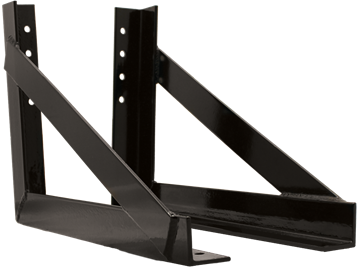 Phoenix USA 27" L-Style Powder Coated Black Toolbox Bracket (TBP008) by JB Tools