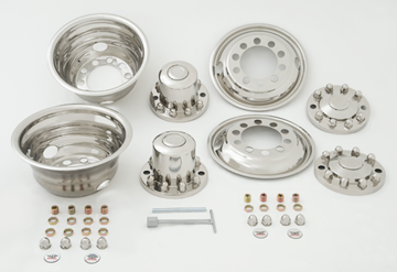 Phoenix USA 22.5"x7.5"-8.25" Hub Pilot 5-Hand Hole DOT Sim Set (NH552) by JB Tools