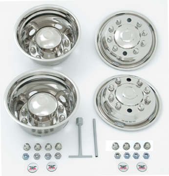 Phoenix USA 19.5" 10 Lug Wheels DOT Sim Set (NH5092) by JB Tools