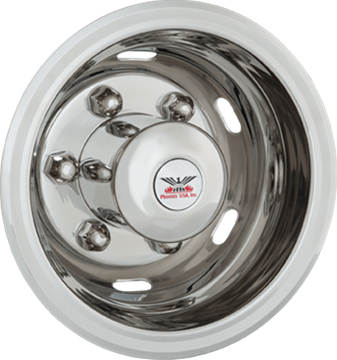 Phoenix USA 17.5" 6 Lug Wheels Rear Pair DOT Axle Set (N6670R) by JB Tools