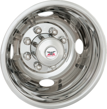 Phoenix USA 16" & 16.5" 8 Lug Wheels DOT Pair (NDT165AS) by JB Tools