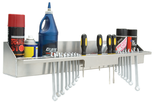 Phoenix USA 6.5" x 5.5" x 33.5" Oil Bottle Tool Rack (SPOTS) by JB Tools