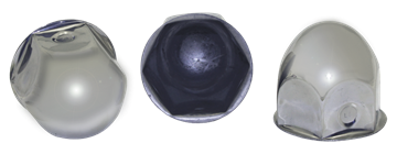 Phoenix USA 1-5/8" Hex x 1.7" Lug Nut Cover (PN6256LNC) by JB Tools